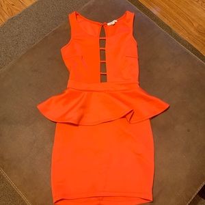 Coral Party Dress